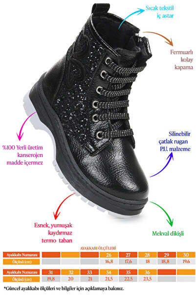 Kiko Kids 612 Ботуши за момиче Vakko Thermo Sole