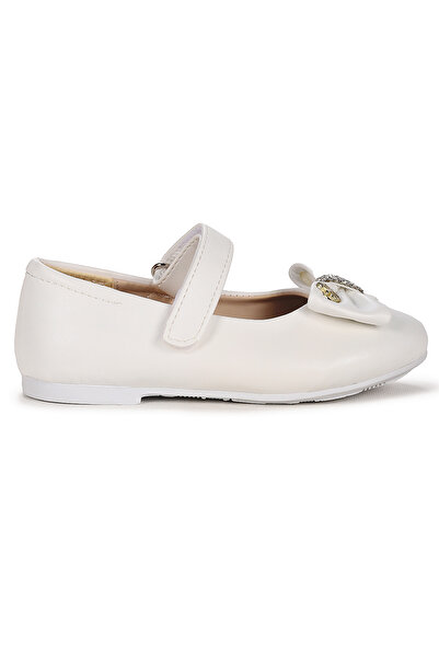 Kiko Kids Withbow Кожени папийонки Балетни пантофки за момичета