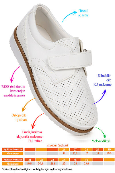 Kiko Kids Circum Cilt Cırtlı Erkek Çocuk Okul Sünnet Ayakkabısı