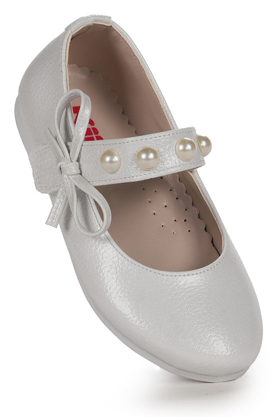 Kiko Kids Bareti Vakko Pearl Daily Velcro για κορίτσια παπούτσια μπαλαρίνας