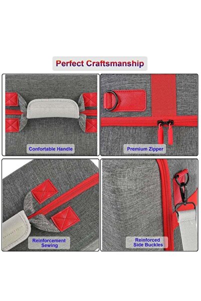 fulina Carrying Case for PS5, Shockproof and Waterproof Storage Bag for PS5, Portable Protective Case Compa