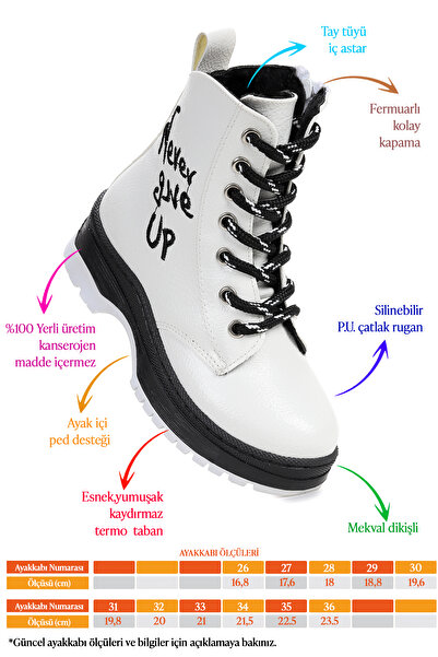 Kiko Kids Never Çatlak Termo Taban Kız Çocuk Bot