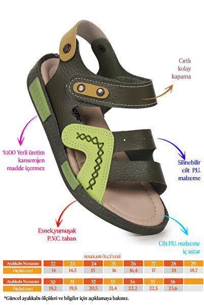 Kiko Kids Boy's Sandals Şb 2498-07