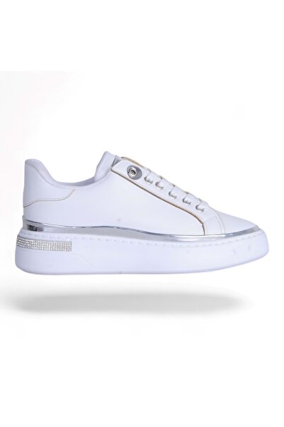 moda ayakkabım Fashion shoes 1254 white women's sports shoes