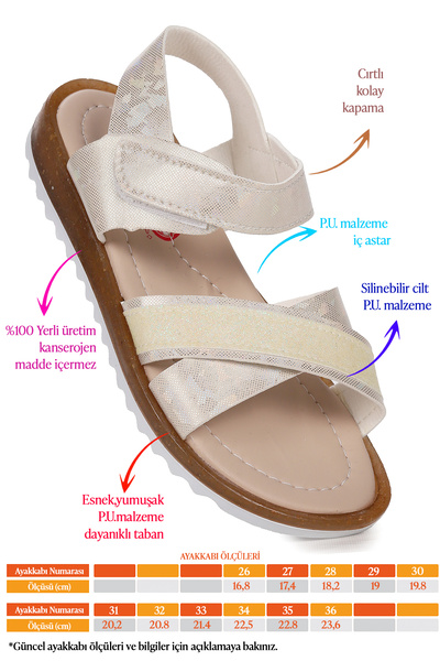 Kiko Kids Girl's Sandals Arz 2349