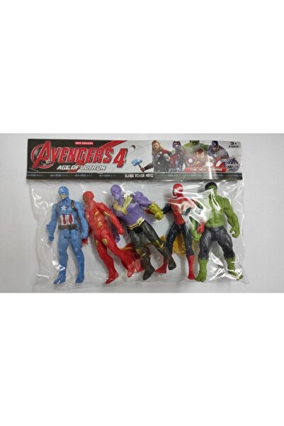 AVENGERS Super Heroes Set of 6 with Light-Up Joints