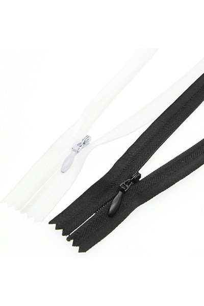 ŞF Şeref Fermuar GİZLİ fermuar 30 cm 5 siyah ve 5 beyaz
