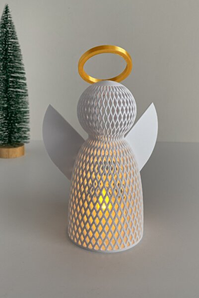 Good To Glow Melek Dantel Desen Işıklandırma Fener