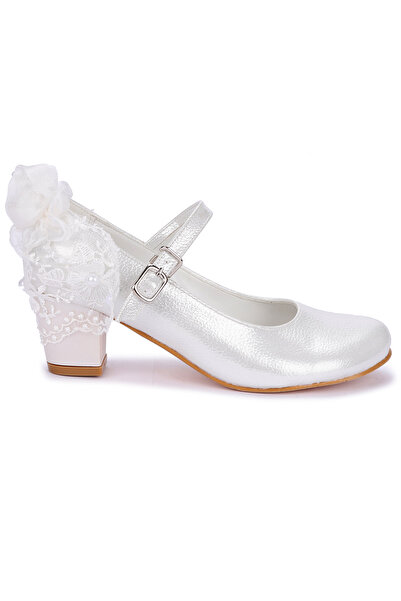 Kiko Kids Cara Vakko Daily Girl's 4 cm Heeled Evening Dress Shoes