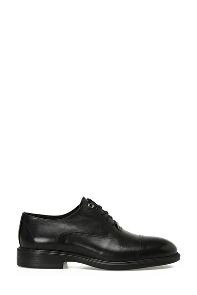 İnci Pıts Black Men's Genuine Leather Classic Shoes