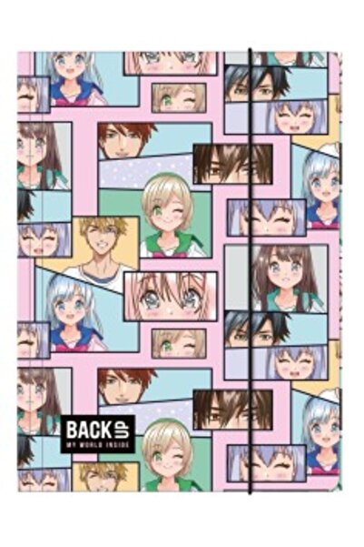 Derform A4 folder with elastic band, sleeve, multicolor (TGA 4 B 5 A 15)