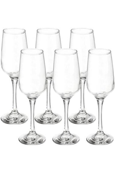 King Set of 6 champagne glasses, King, 220 ml
