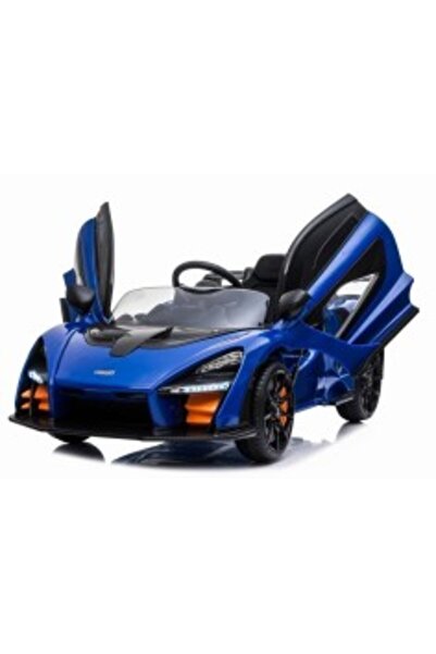 McLaren Senna electric ride-on car for kids, blue, remote control, 2 motors