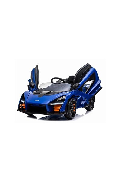 McLaren Senna electric ride-on car for kids, blue, remote control, 2 motors