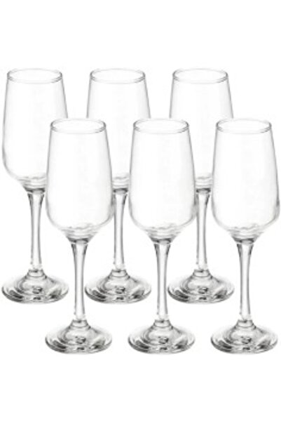 King Set of 6 champagne glasses, King, 220 ml