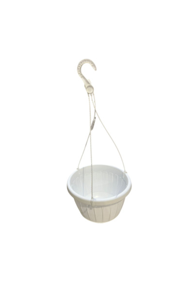 Gimihome STELLA 260 hanging planter – white, 5.22 L