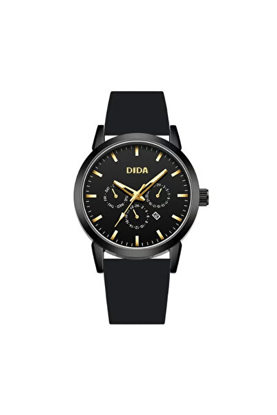 DIDA Silicone Waterproof Watch C073 Black - 42mm