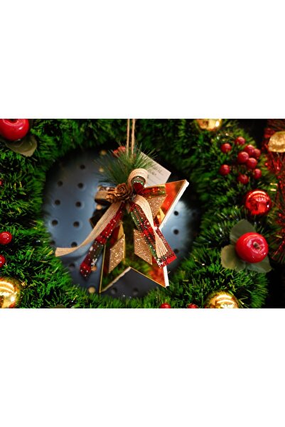 Flippy Στολίδι χριστουγεννιάτικου δέντρου, Flippy, Αστέρι, Χρυσό, Λαμπερό, 17*17CM, Ακρυλικό, Εσωτερικού/Εξωτερικού Χώρου