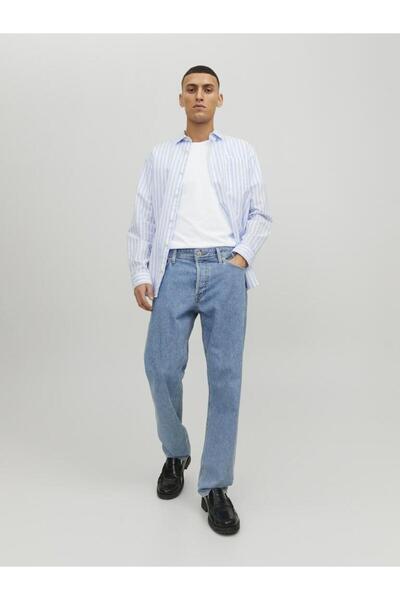 Jack & Jones Ανδρικό μπλουζάκι Jack&jones Jjebasic με λαιμόκοψη S/s Noos-12058529