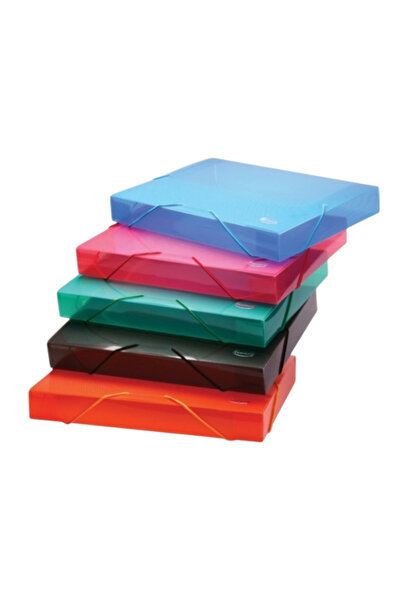 Centrum A4 plastic folder with elastic and 40 mm gusset, CENTRUM, various colors - 66241