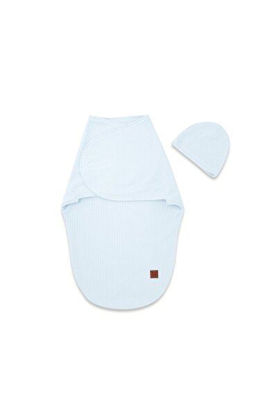 MimiNu Sistem de infasare si caciulita, MimiNu, Pentru bebe, 0 - 3 luni, Leo, Din bumbac