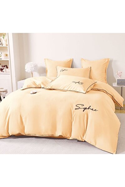 Codan Lenjerie de pat din bumbac brodat - 6 piese