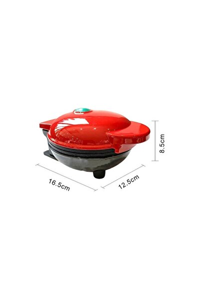 Doty Mini electric waffle maker, 350W, red,