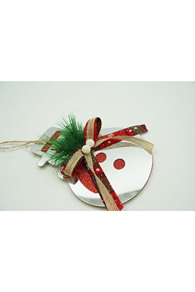 Flippy Χριστουγεννιάτικο Στολίδι, Flippy, Χιονάνθρωπος, Ασημί, Γυαλιστερό, 14*17CM, Ακρυλικό, Εσωτερικού/Εξωτερικού Χώρου