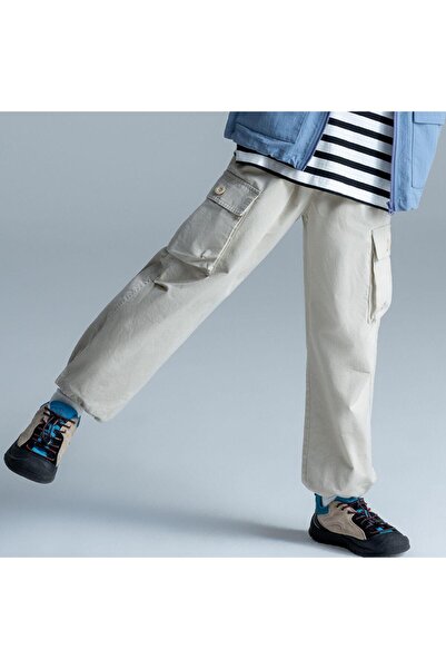 Giordano Kids' Pants: Relax Straight Fit, Soft Cotton Twill