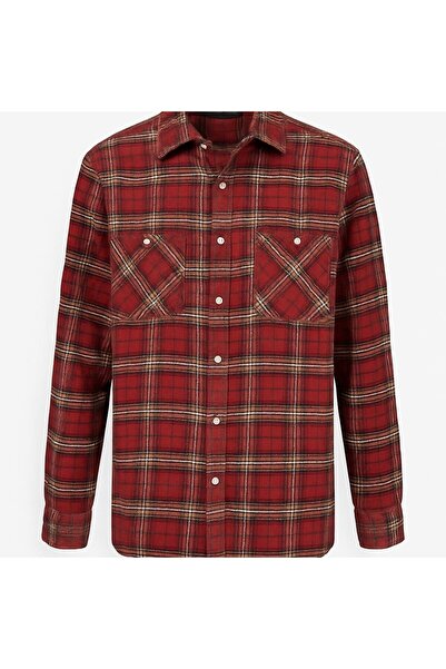 CGA Ανδρικό πουκάμισο ξυλοκόπος Κόκκινο ανδρικό πουκάμισο Πουκάμισο ξυλοκόπος