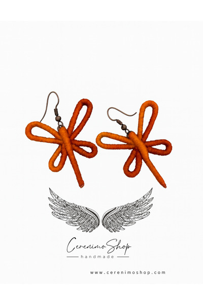 Cerenimo Shop أقراط تيلي أورلون بوهو الأصلية المصنوعة يدويًا