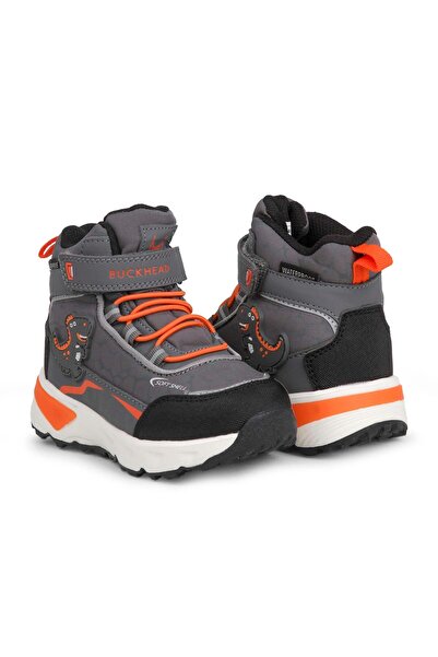 BUCKHEAD T-Rex Waterproof Lighted Boys' Boots Gray
