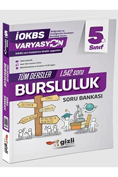 Efsane Yayınları 5.Sınıf Gizli Yayınları İOKBS Bursluluk Soru Bankası Tüm Der...