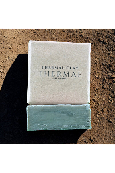 Thermae Doğal Termal Kil Sabunu 135-140gr El Yapımı Yağlı Cilt Gözenek Temizl...