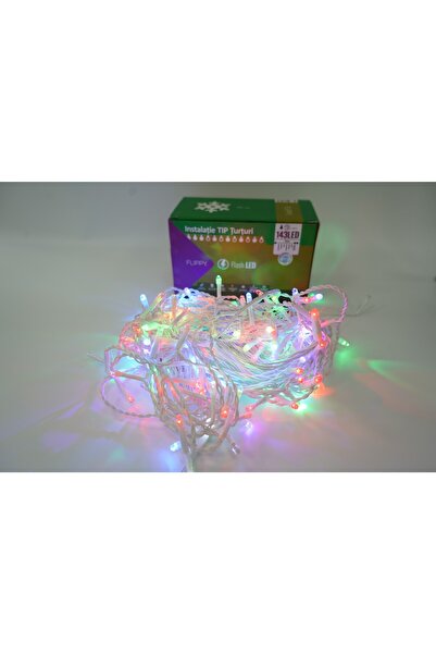 Flippy Instalatie de Craciun Flippy® Tip Turturi, Franjuri cu Flash, Sectiune...