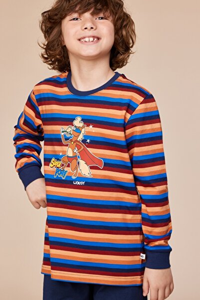 Woody 2-8 Yaş Erkek Pijama-Plc - 913 S Strıpe Pony