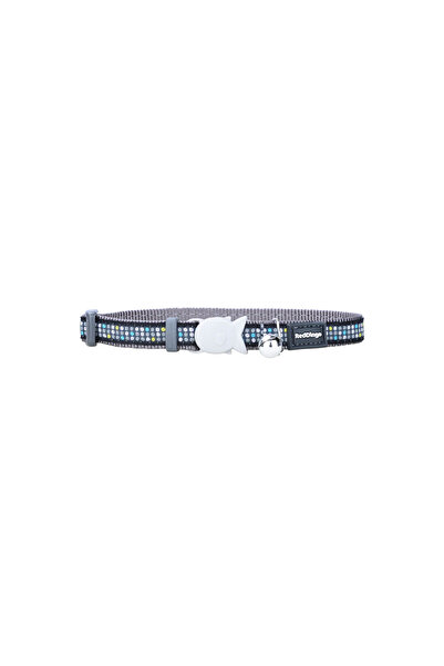 RedDingo Dog collar Red Dingo STYLE MODERN ON COOL GREY 15 mm x 24-36 cm