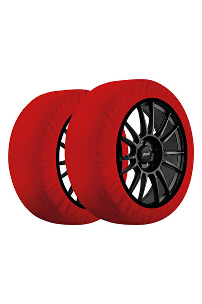 AMIO Set of 2 textile snow chains, size XL, EN16662-1 and Onorm V5121 approved