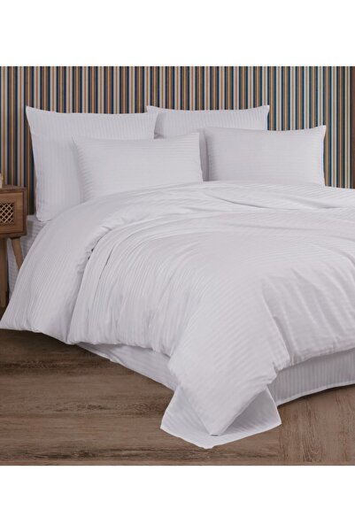 metin tekstil Set de lenjerie de pat dublu din satin de bumbac