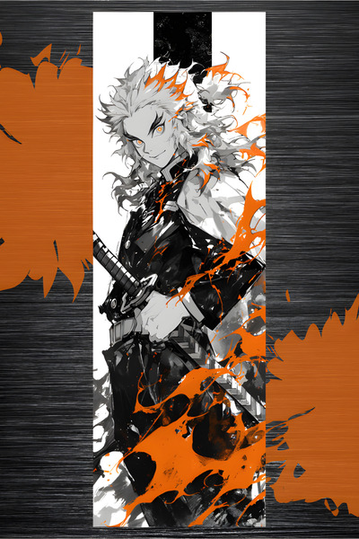 Anka Atolye Demon Slayer Rengoku Bookmark Set of 2 – Flame Hashira Special Se...