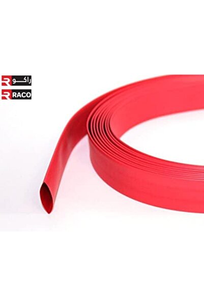 Raco Heat Shrink Sleeve, Heat Shrinkable Tube for Cable Wire Insulation, 1 Meter Length (35mm, Red)