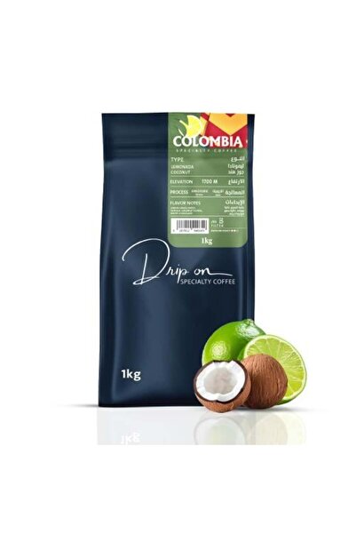 Drip on coffee حبوب قهوة مختصة كولومبيا | كوكونت ليمونيد 1 كيلو