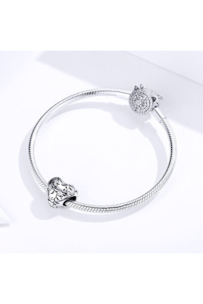 Bijuterii Nadiela Talisman Argint 925, Charm pentru bratari – Beauty of the heart