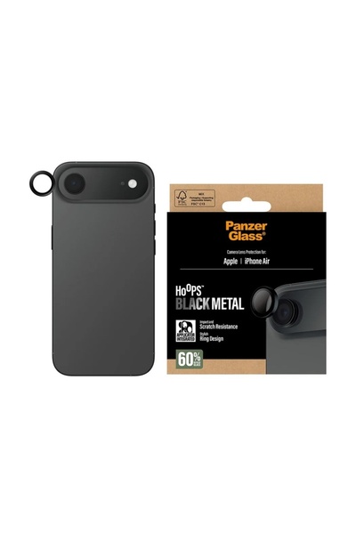 CARE by PanzerGlass® Protecție cameră pentru iPhone 17 Air, cercuri, cu separ...