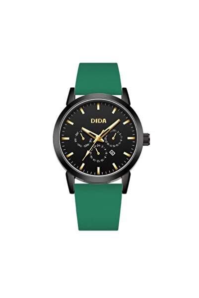 DIDA Silicone Waterproof Watch C073 Green - 42mm