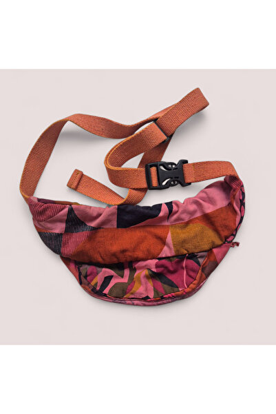 İndos Art İndosart Old Cotton Canvas Sanat Baskılı Belden Bağlamalı Çanta (Unisex)