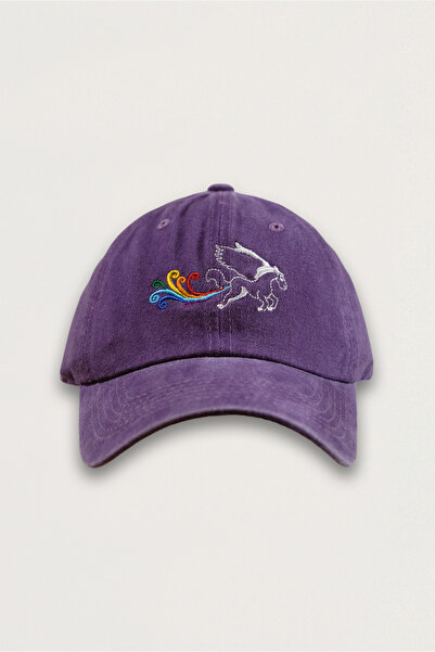 Gods Next Door Farting Pegasus - Mor Unisex Şapka