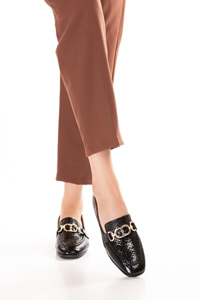 Gondol Естествена кожа Гъвкава удобна подметка Мека кожа Удобни мокасини alb.209 Черно Пчелна пита