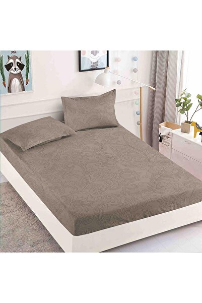 OEM Double bed cover set with elastic, 3 pieces, 180x200cm