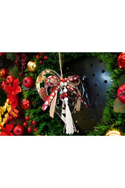 Flippy Χριστουγεννιάτικο Στολίδι, Flippy, Καρδιά, Ασημί, Γυαλιστερό, 14*26CM, Ακρυλικό, Εσωτερικού/Εξωτερικού Χώρου